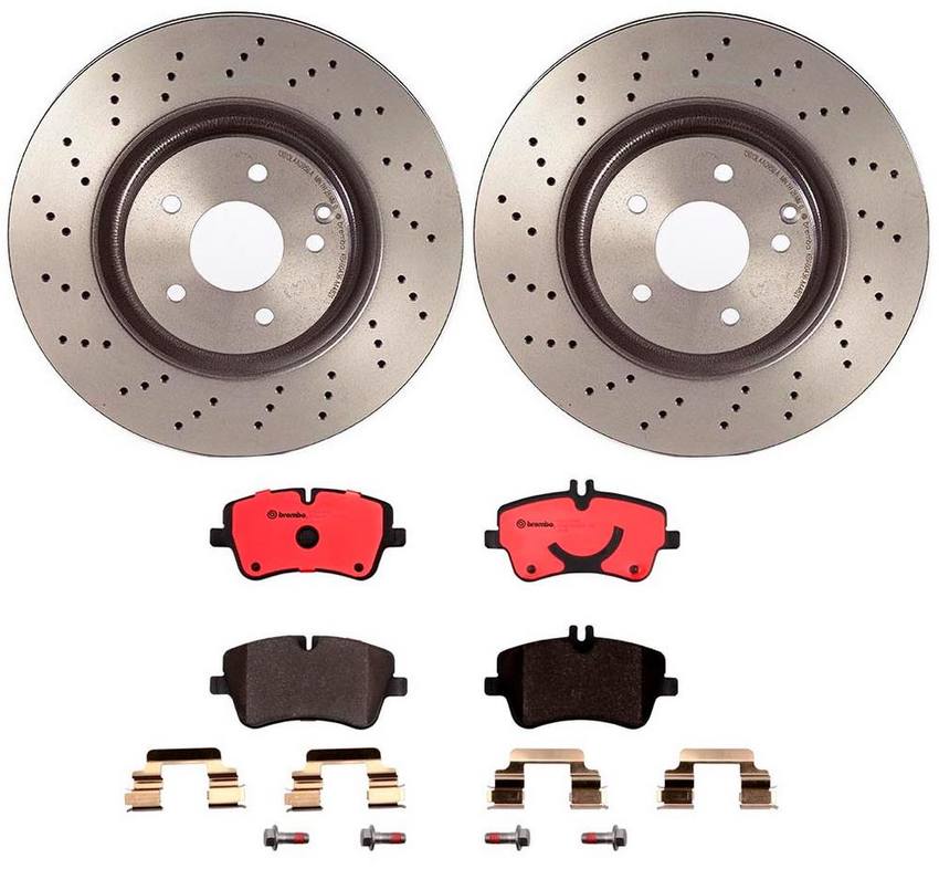Brembo Brake Pads and Rotors Kit Front (330mm) (Ceramic) Brembo